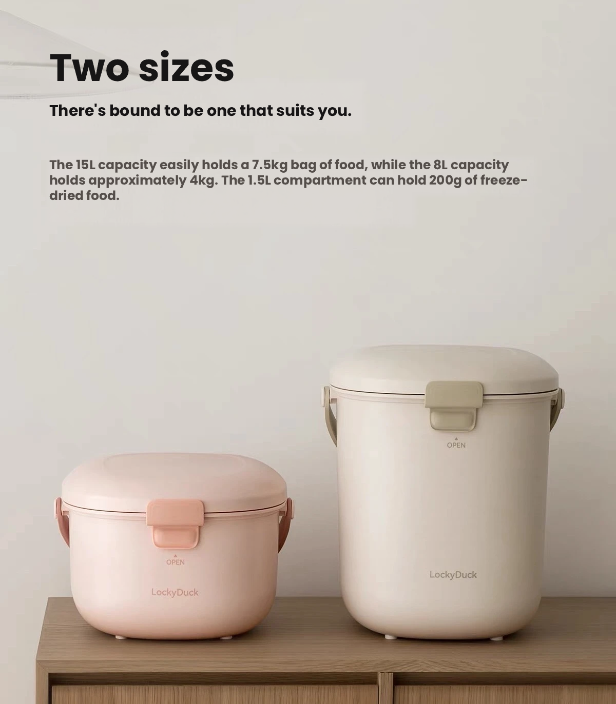 Meoof Airtight Pet Food Storage Container