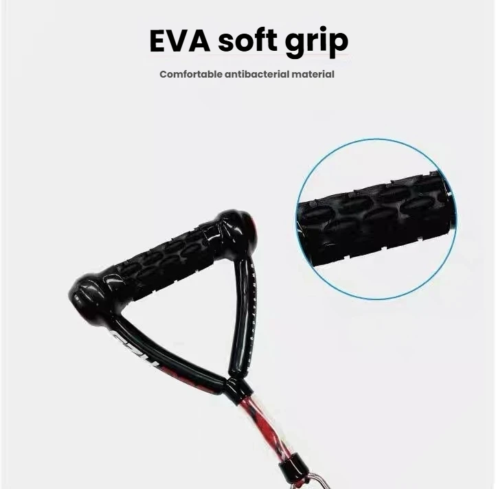 Close-up of the textured handle on an EzyDog Mongrel lead