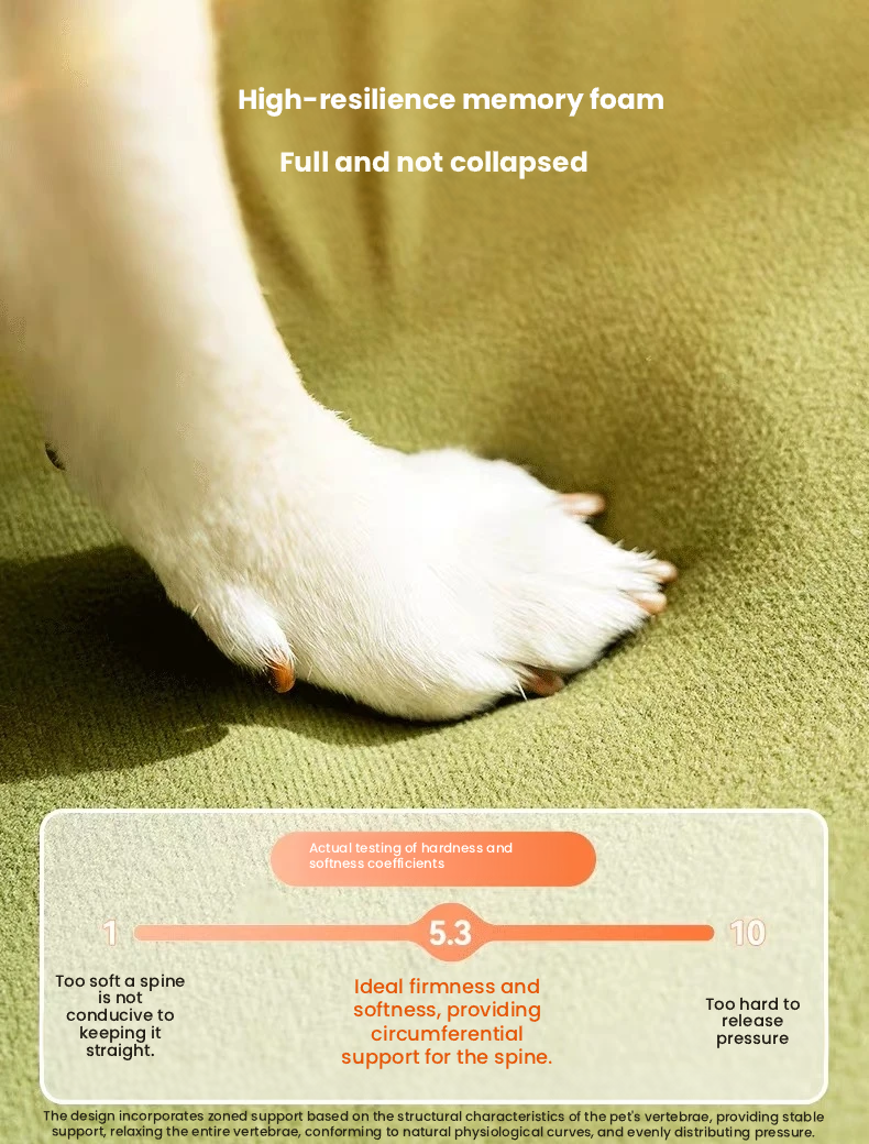 Hipidog Washable All-Season Pet Bed – Cozy Sleeping Mat for Dogs & Cats