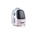 Pink PETKIT Fresh Air space capsule cat carrier backpack
