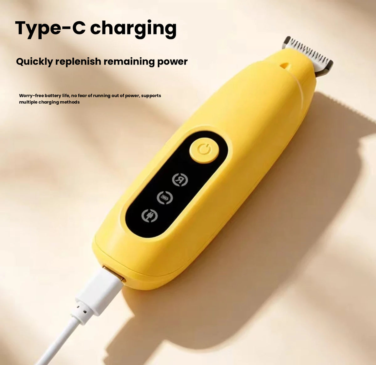 Pet Clippers for Cats & Dogs, Electric Grooming Hair Trimmer