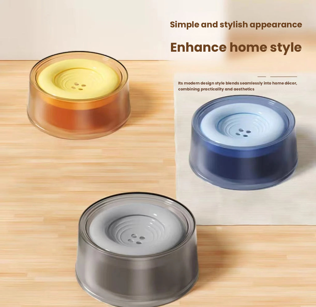 Floating Dog Water Bowl, Splash-Proof Anti-Spill Pet Bowl
