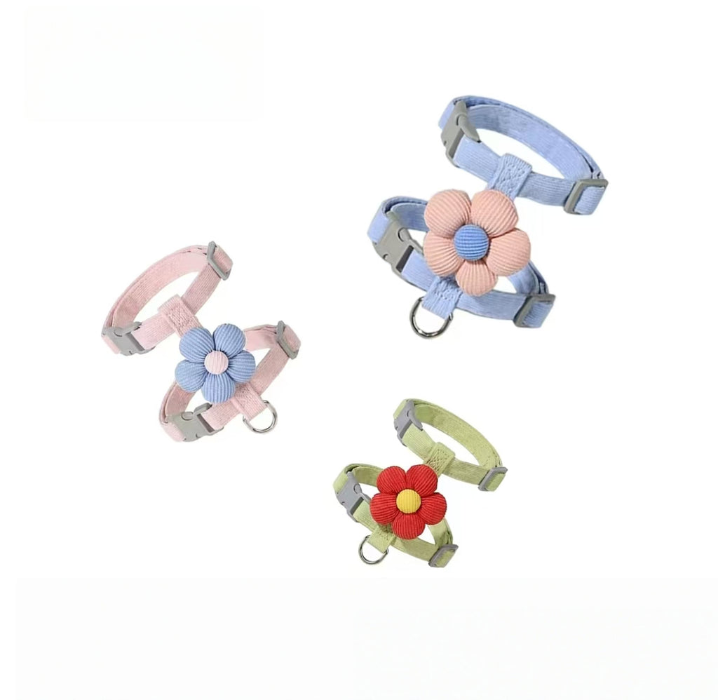Adjustable Cat Harness with Leash, Escape-Proof H-Style Design