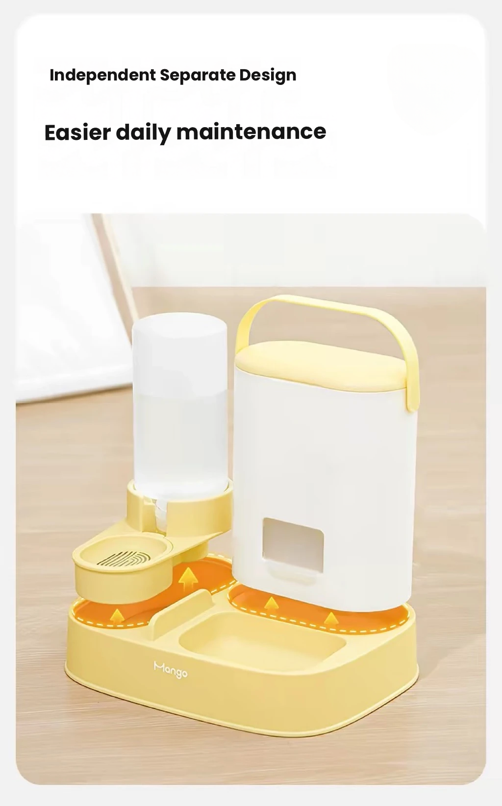 Mango Automatic Pet Feeder & Water Dispenser for Dogs & Cats