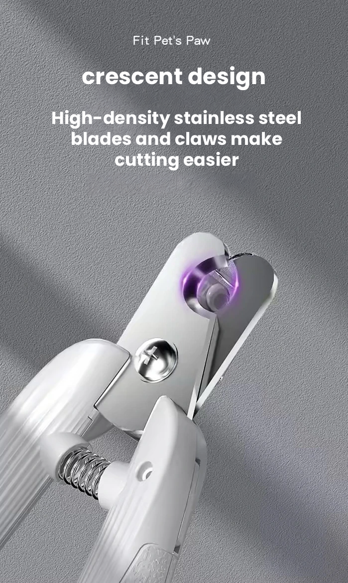 POPOCOLA LED Pet Nail Clippers – Professional Nail Trimmer with Safety Light for Dogs & Cats