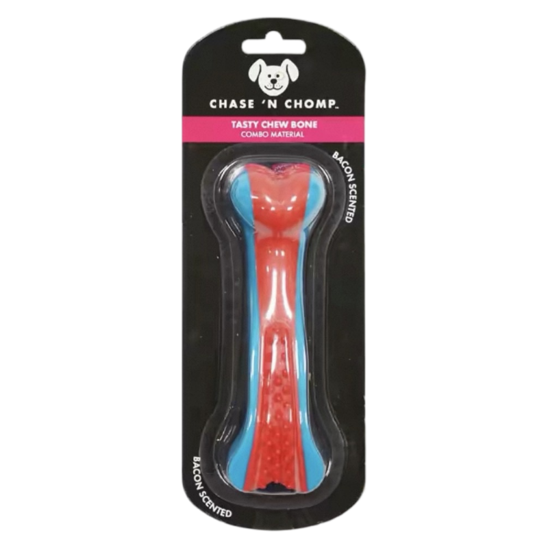 CAITEC Bacon-Scented Bone Dog Toy