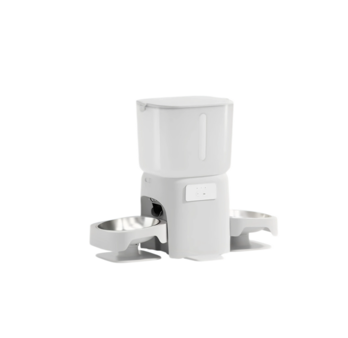 Petwant F24DC Dual-Meal Automatic Cat Feeder, Timed Feeding