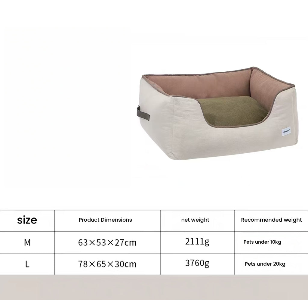 HiDREAM All-Season Reversible Pet Bed Mat - Soft Dual-Sided Cushion for Dogs & Cats