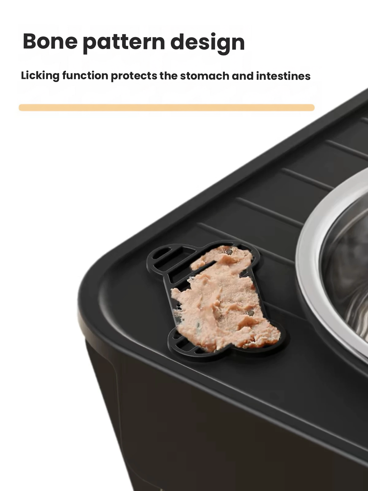 JKULnlnG Adjustable Raised Stainless Steel Dog Bowl