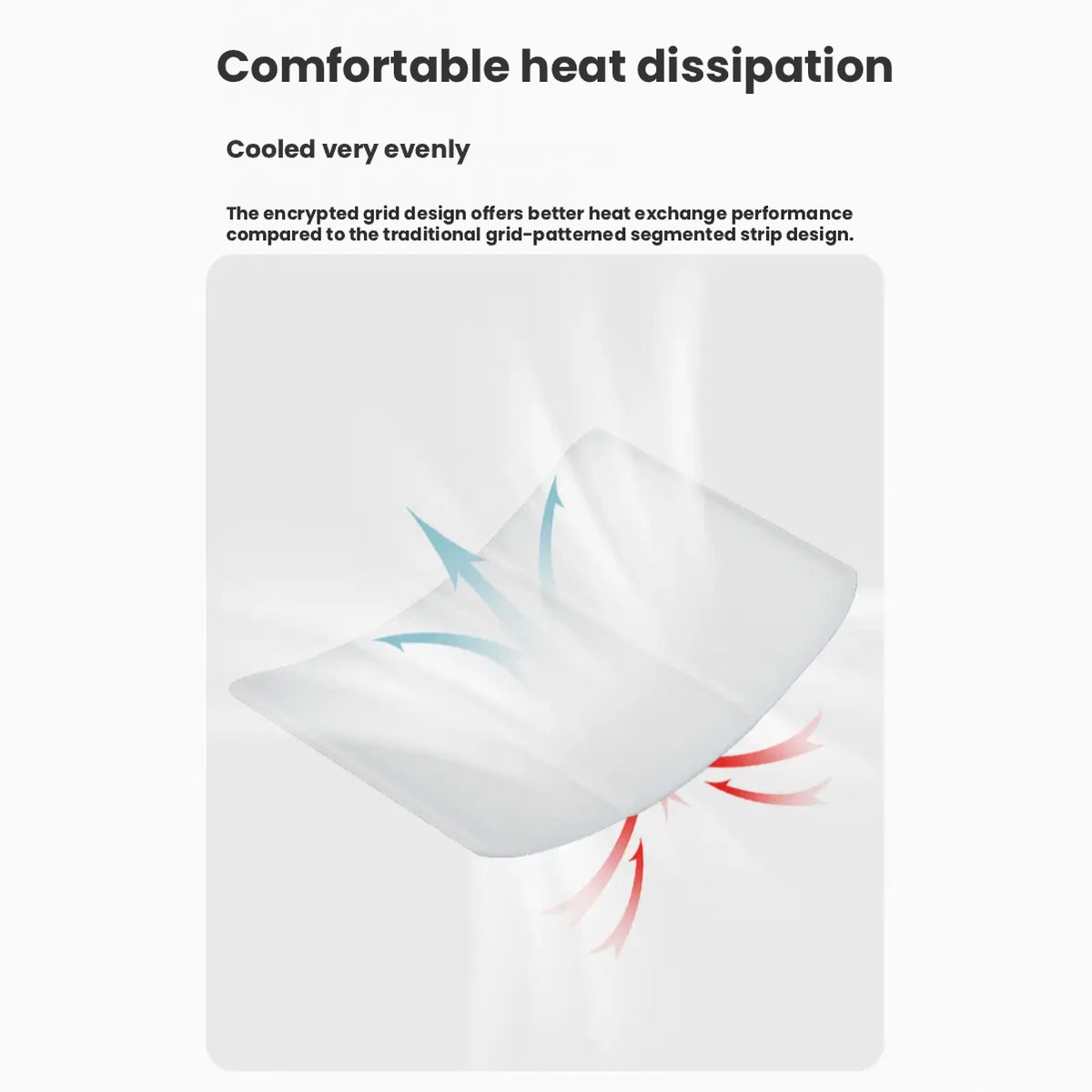 Petstar mat airflow illustration showing the fabric layers
