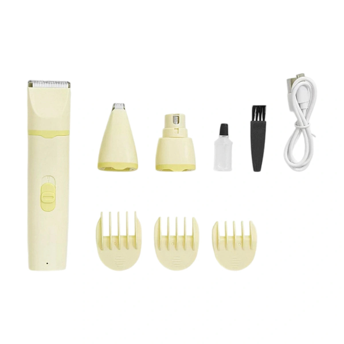 Mango grooming clipper kit showing alternative attachment layout