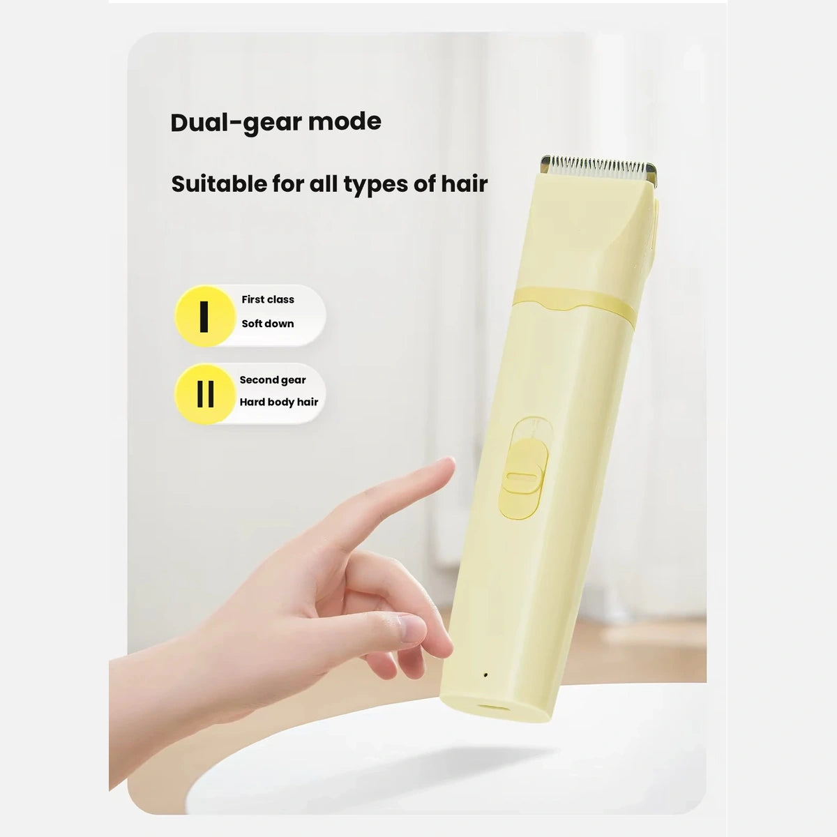 Mango pet clipper controls and mode diagram