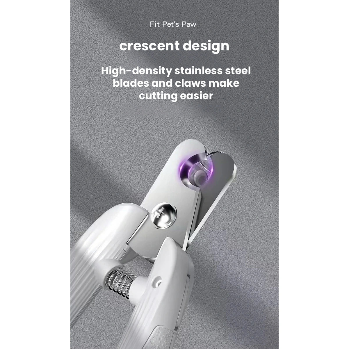 Curved blade on the POPOCOLA pet nail clippers