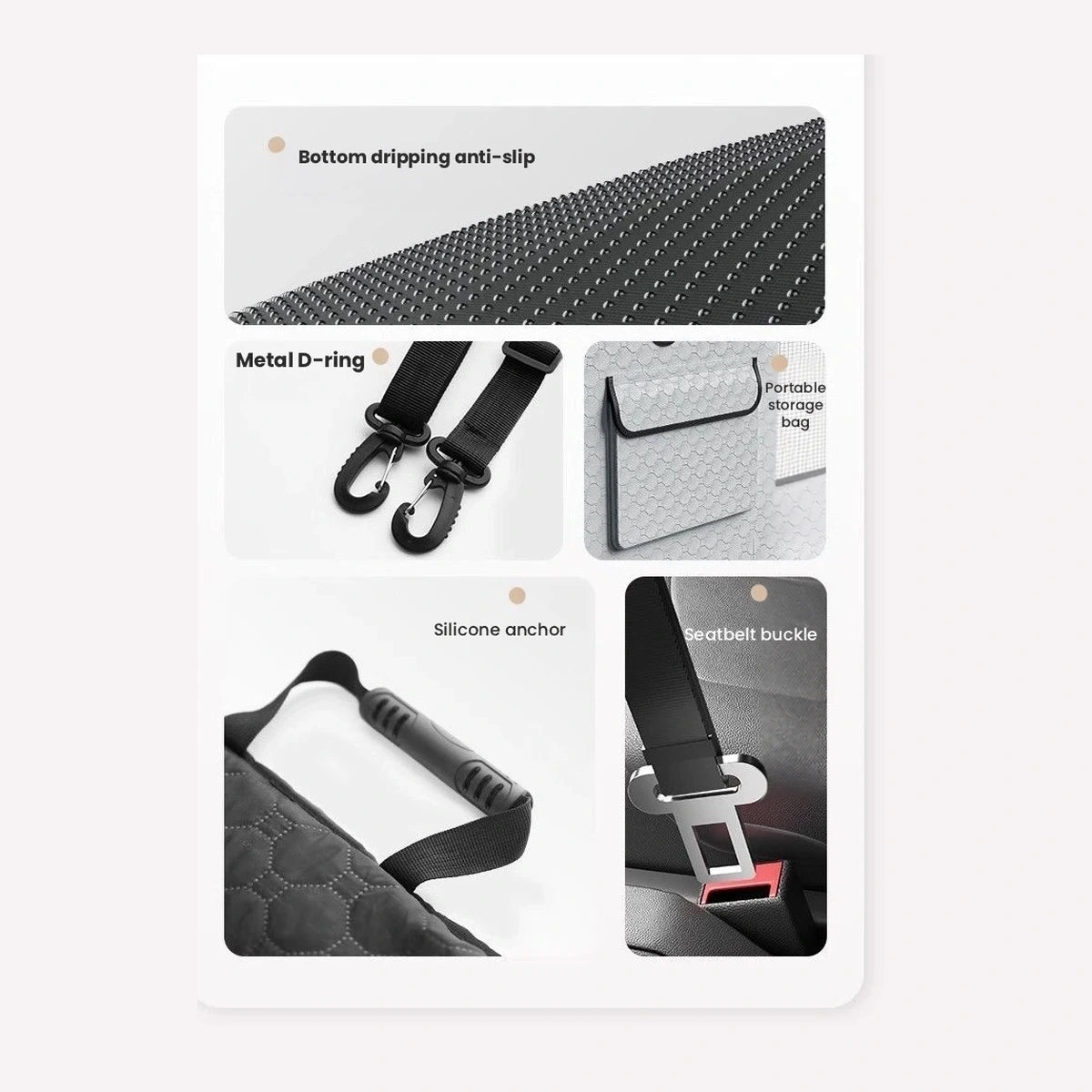 POPOCOLA rear seat cover attachment and trim details