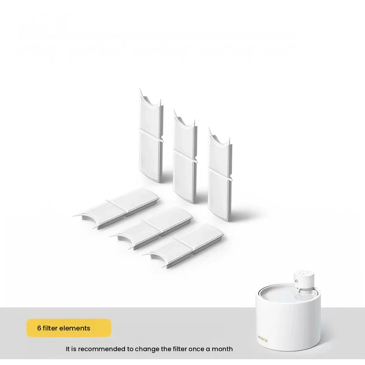 Miao Xiang Jia ceramic fountain replacement filters and pads