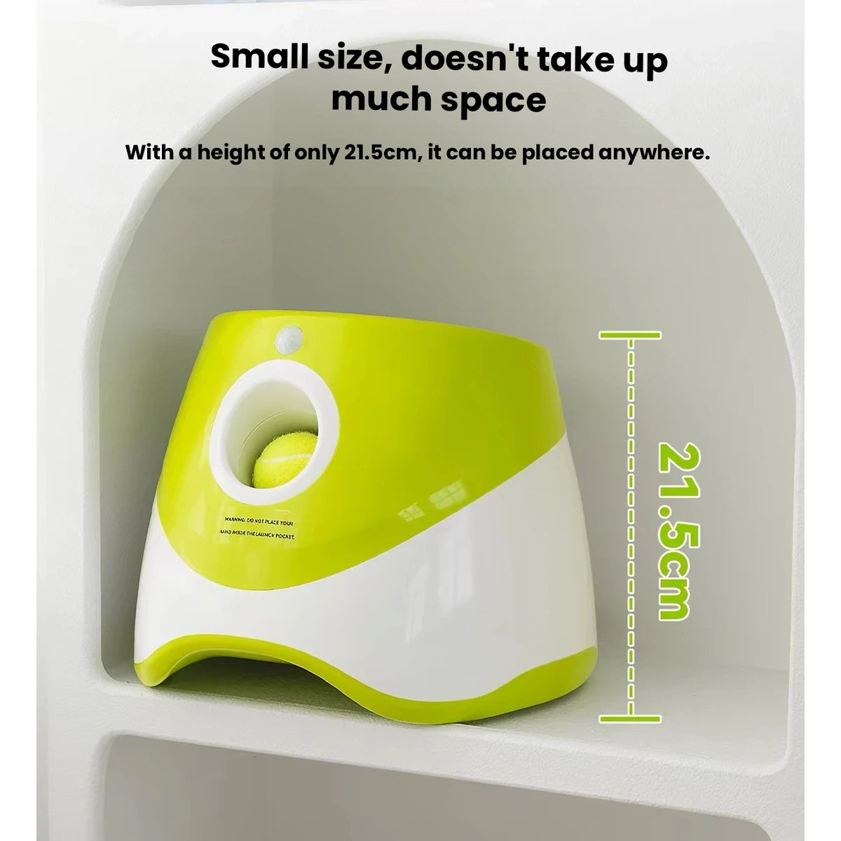 Hipidog ball launcher dimensions with tennis ball