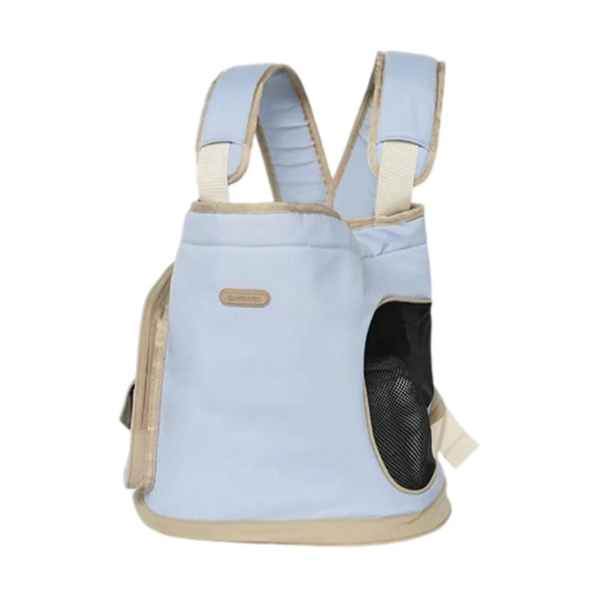 Blue Touchdog pet carrier bag, front side