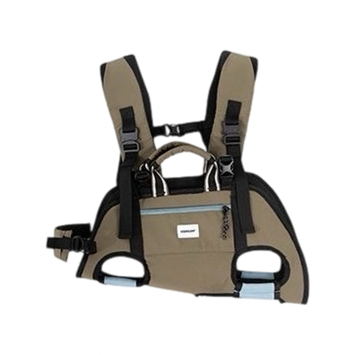 Green HiDREAM legs-out pet carrier backpack