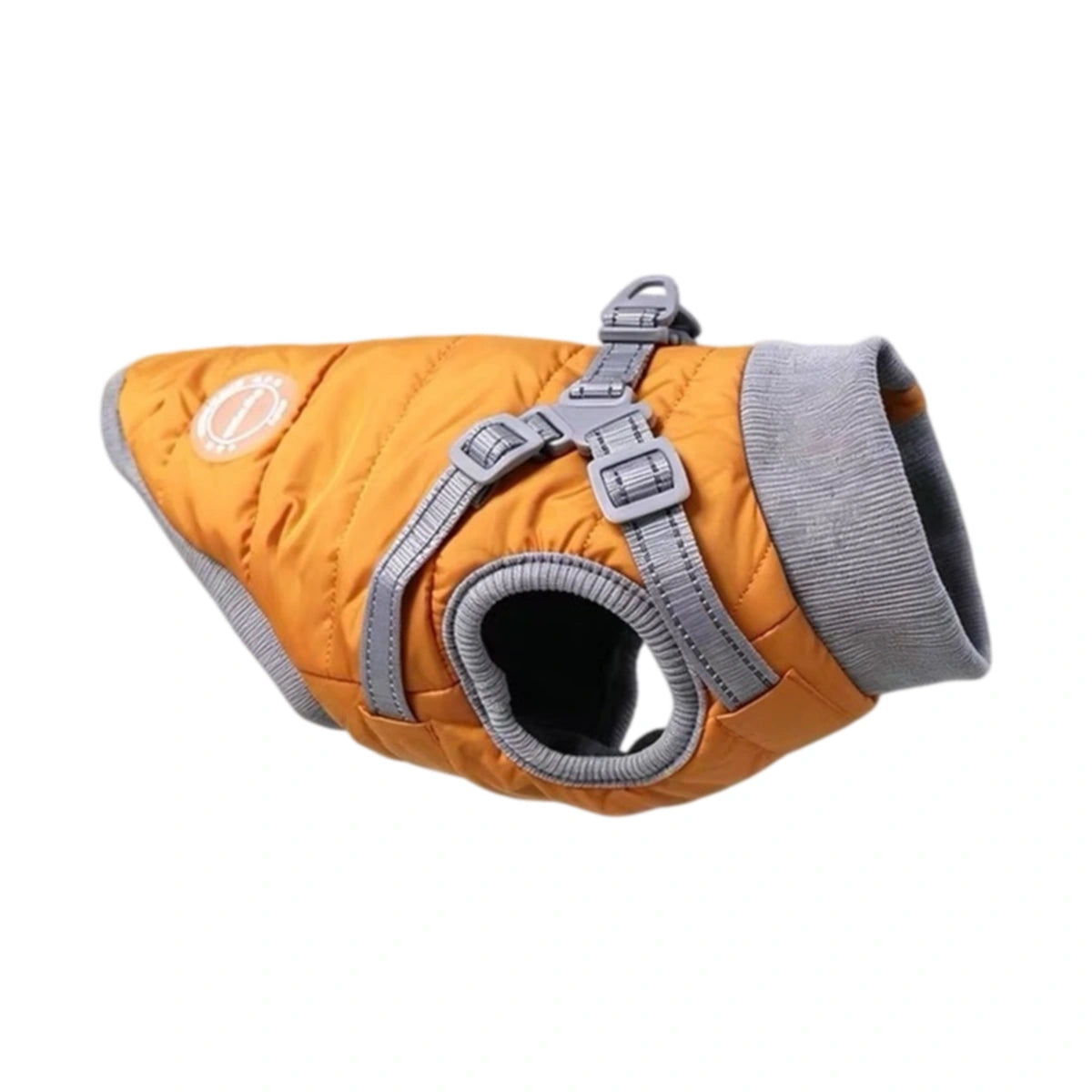 Orange Mr.shoes fleece-lined dog winter coat