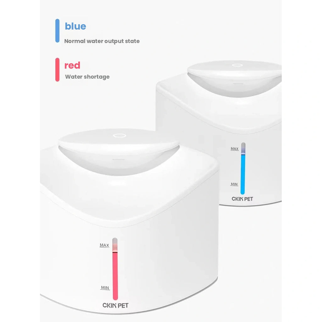 Ckin Pet fountain blue and red indicator lights
