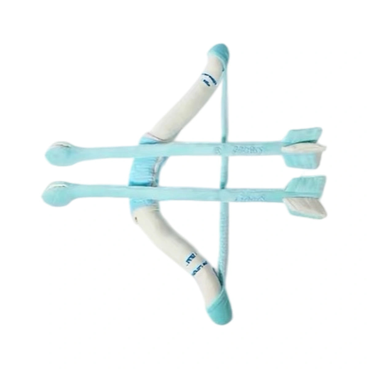 Raisingwell turquoise bow-shaped dog enrichment toy
