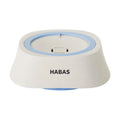 HABAS heated pet bowl: HABAS floating water bowl with blue trim