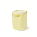 Yellow Mango pet food storage bin with front lid