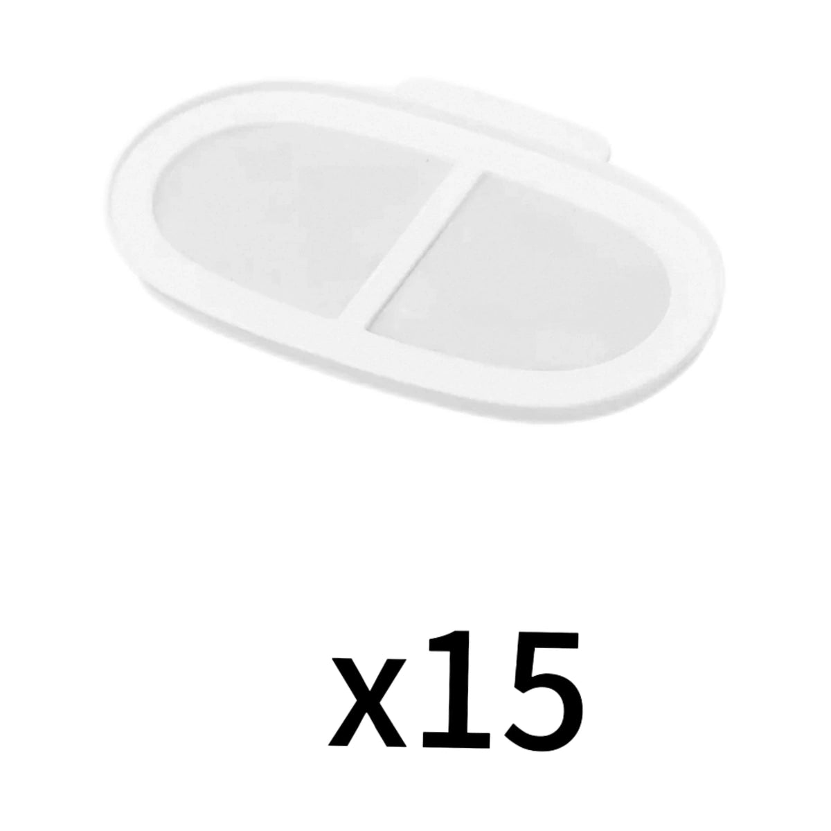Fifteen PAWGETHER FTE-P34 oval filter pads