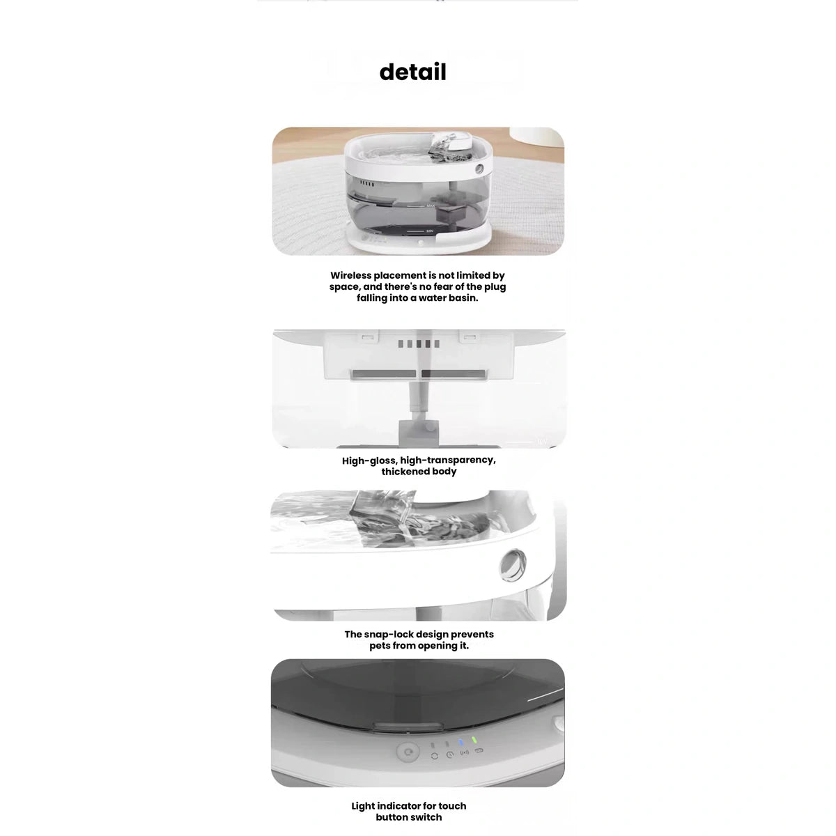 UXZ fountain removable filter and pump diagram