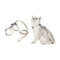 Beige HiDREAM H-style cat harness and lead