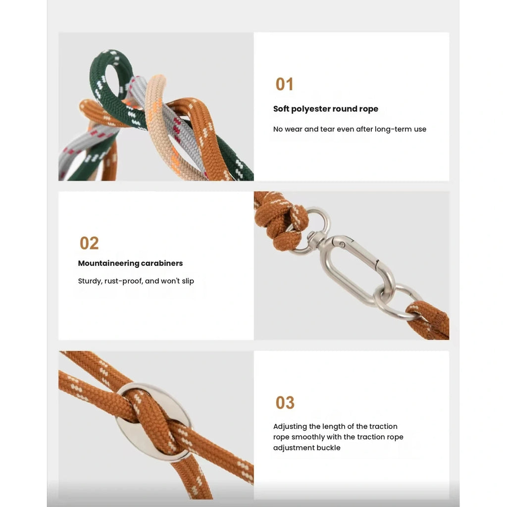 HiDREAM harness strap and clip details