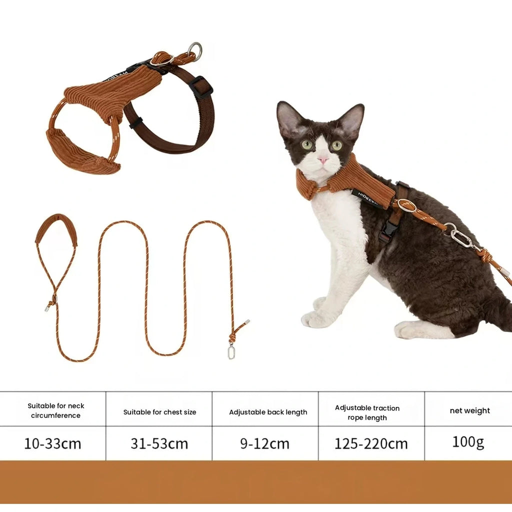 HiDREAM corduroy harness size chart