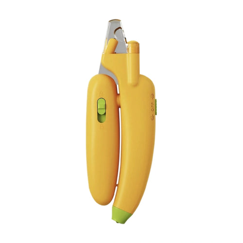 AIWO LED pet nail clippers in yellow