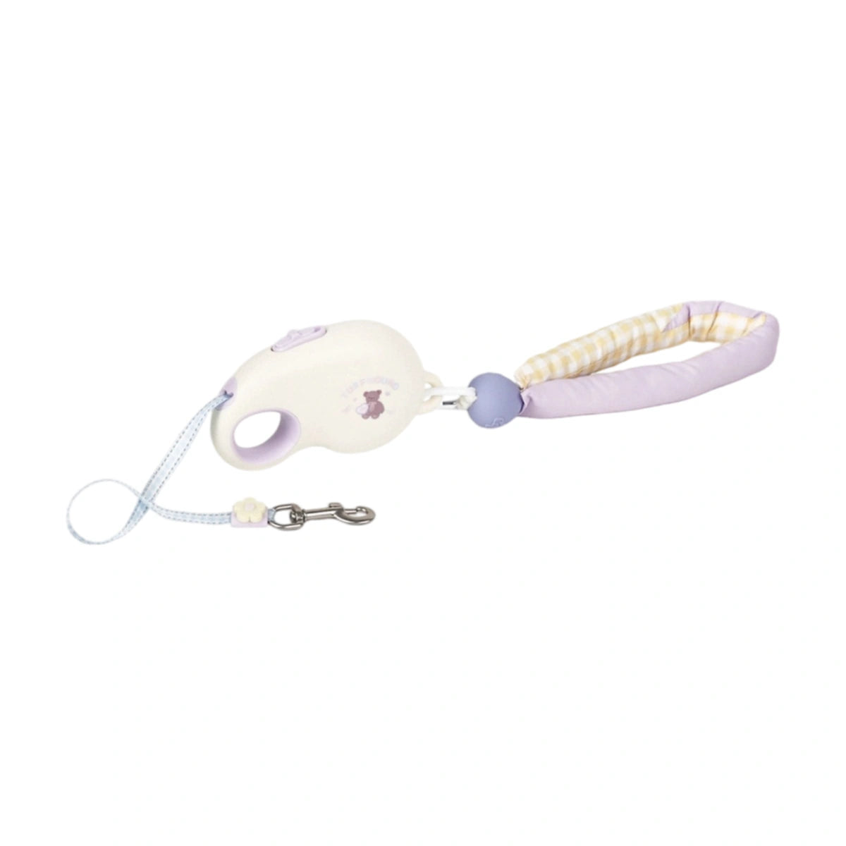 TuffHound retractable dog leash in purple