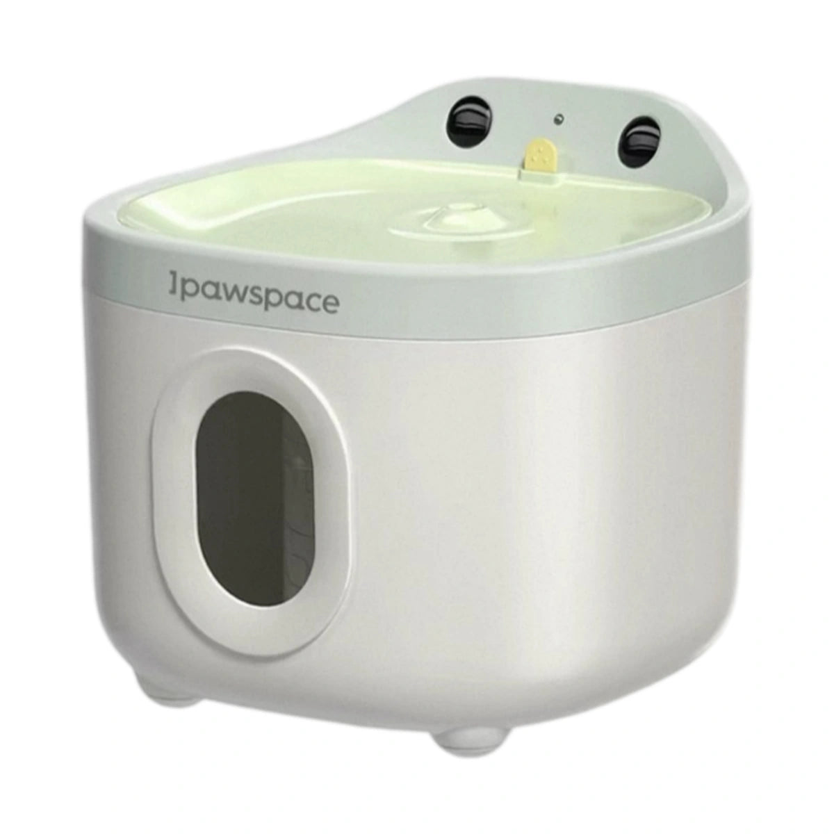 IPAWSPACE cordless pet water fountain with green top tray