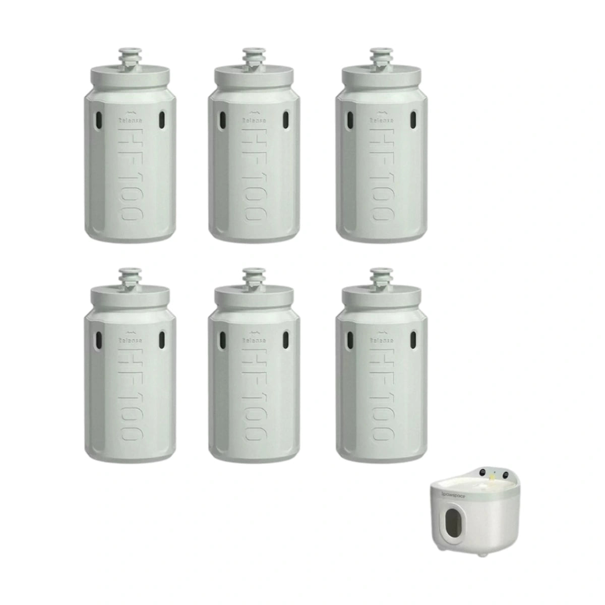 Six IPAWSPACE pet water fountain filter cartridges
