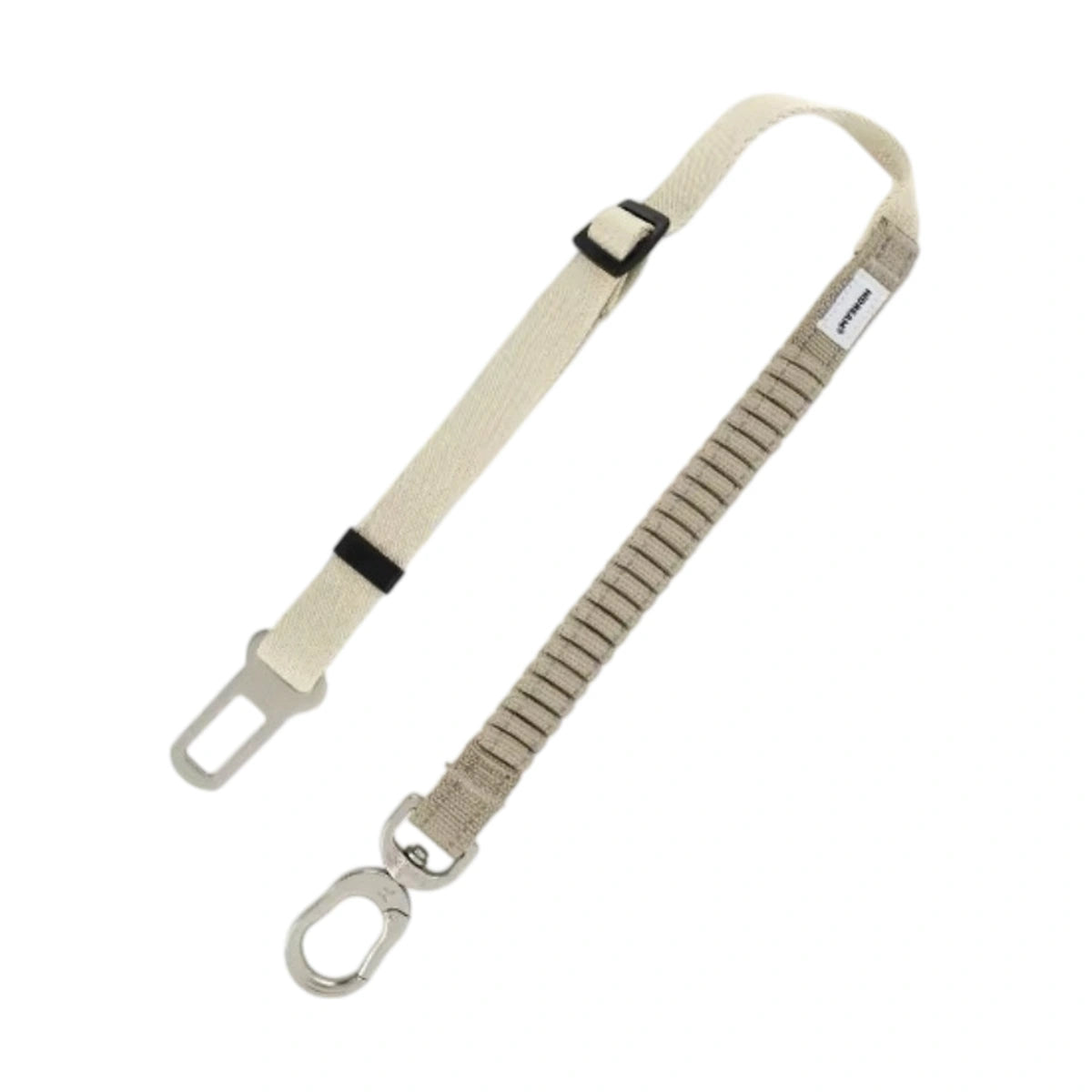 HiDREAM brown adjustable dog car tether with buckle clip