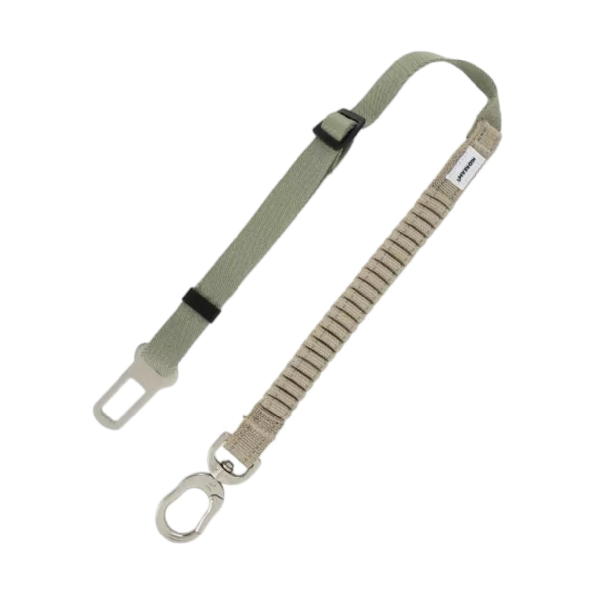 HiDREAM green adjustable dog car tether with buckle clip
