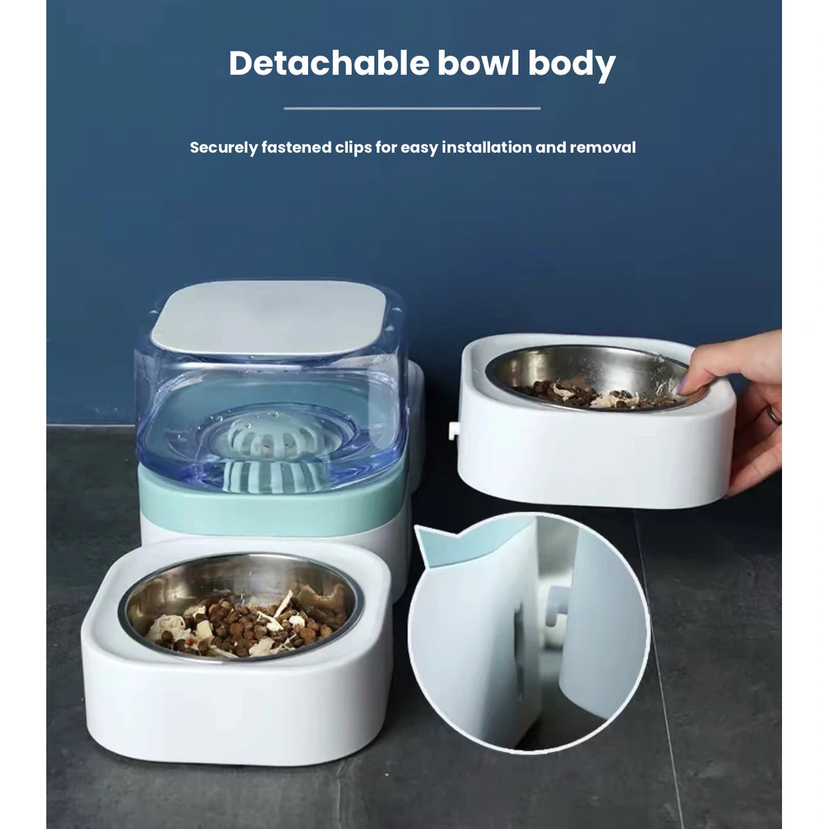 Detachable bowl and body parts on the Madden station