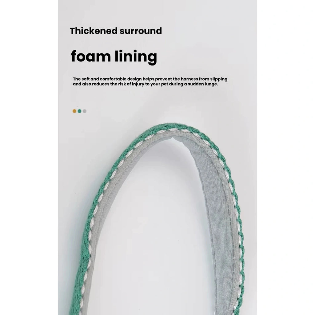 Close-up of the padded lining on the Toteamo harness