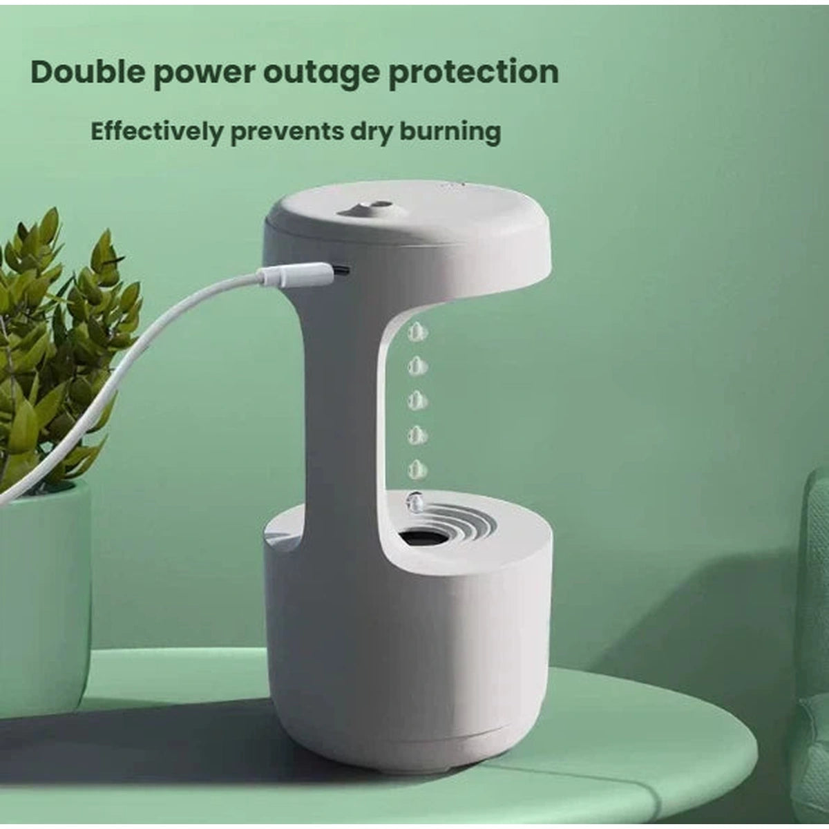 Power-outage protection feature on the cat water fountain