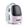 Pink PETKIT Fresh Air space capsule cat carrier backpack