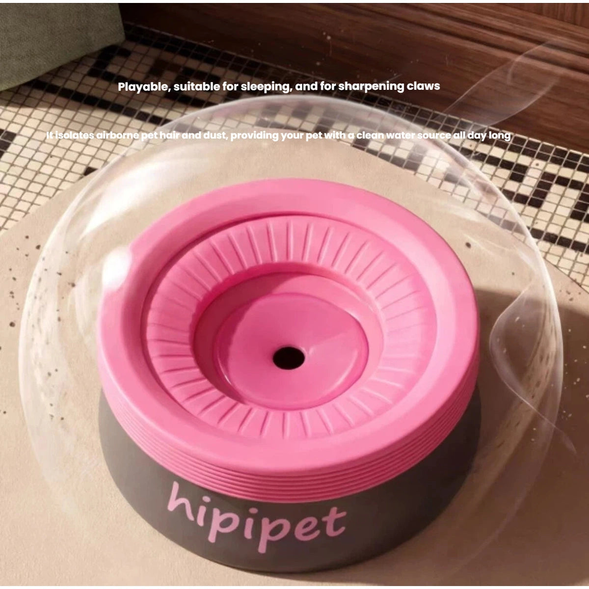 Transparent view of the Hipipet floating disk controlling water access