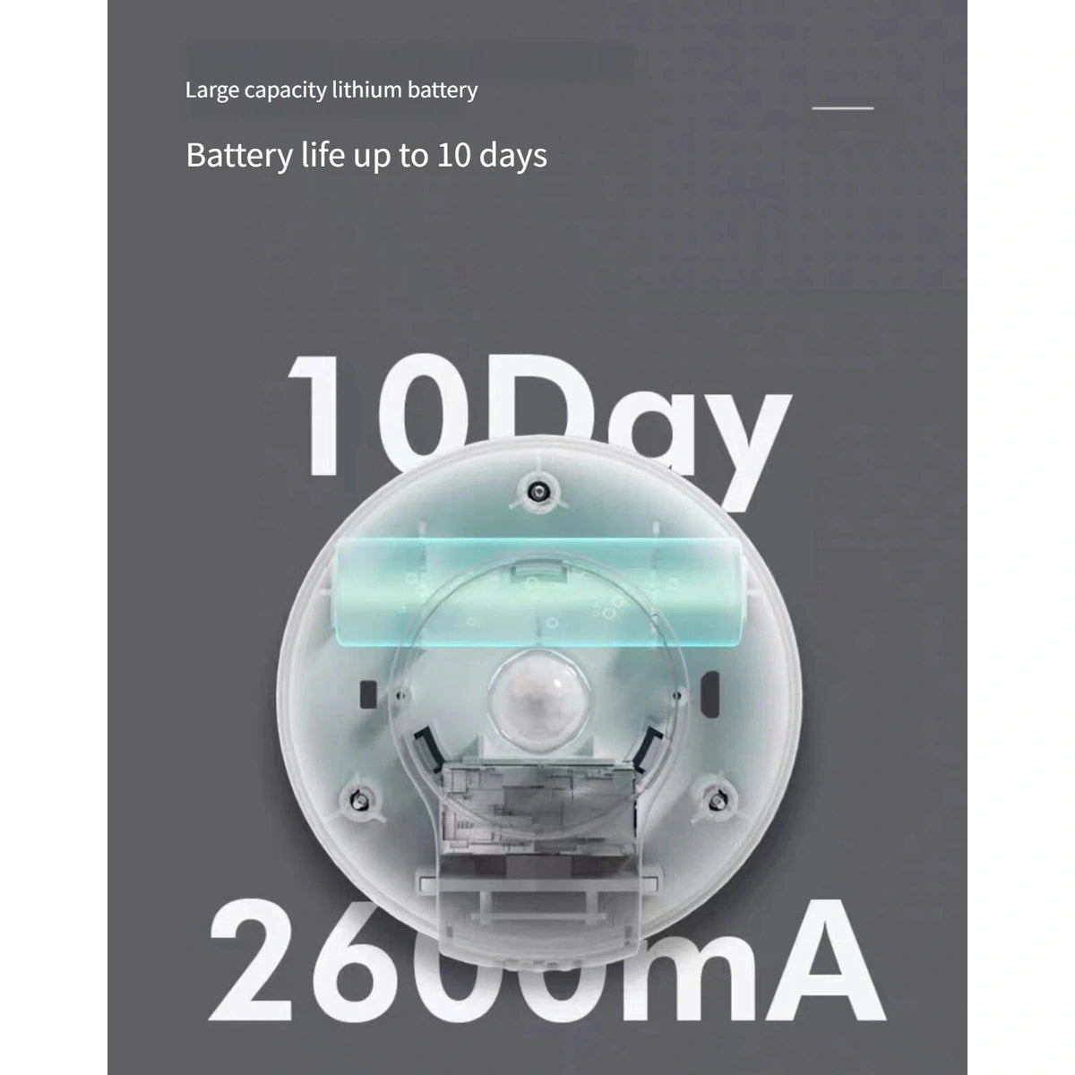 Back view of the Popocola deodoriser battery compartment