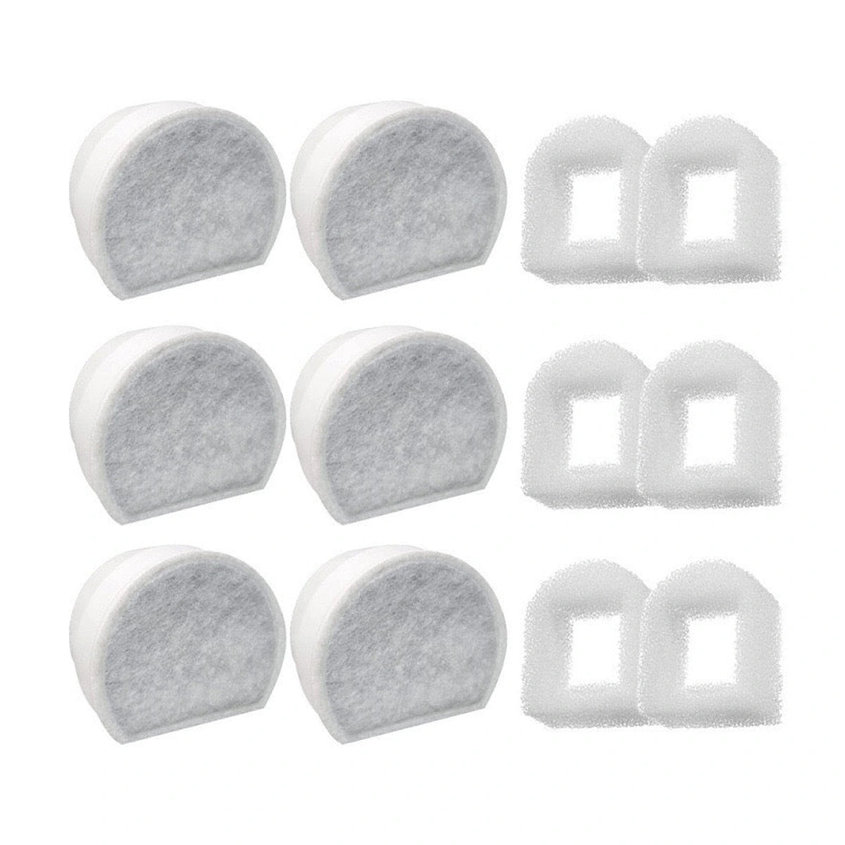 PetSafe filter pack with six carbon filters and six foam filters