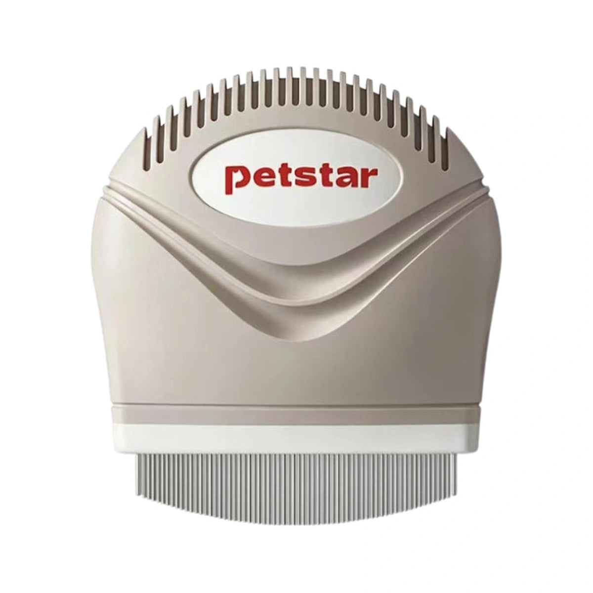 Ivory Petstar facial grooming comb showing coarse and fine tooth sections