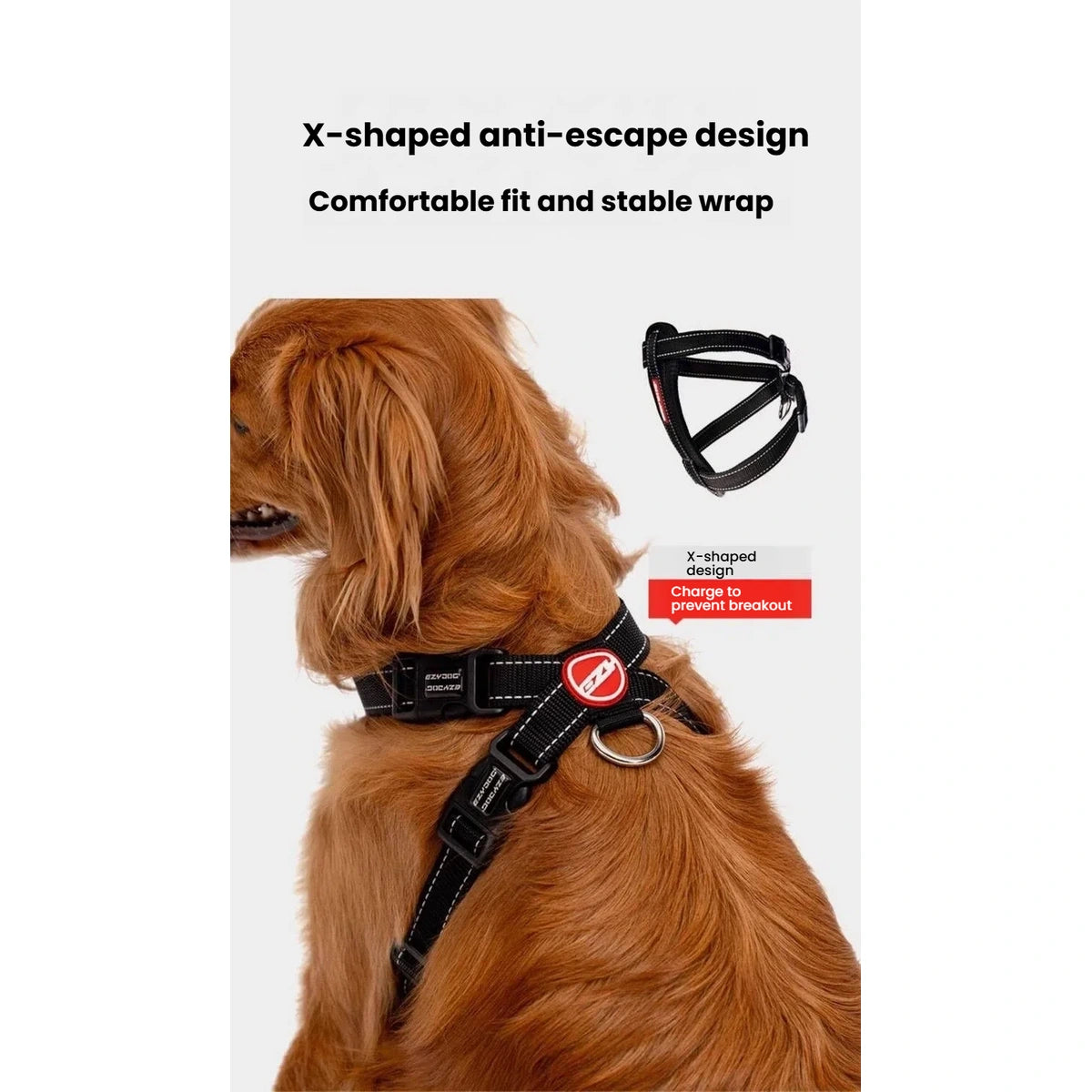 EzyDog Chest Plate Dog Harness
