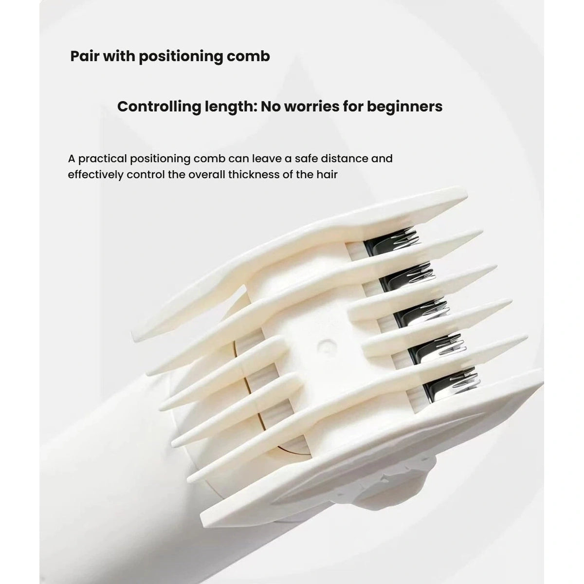 Petstar clipper guide comb attachments shown side by side