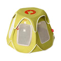 Green Petstar foldable cat tent with mesh window panels