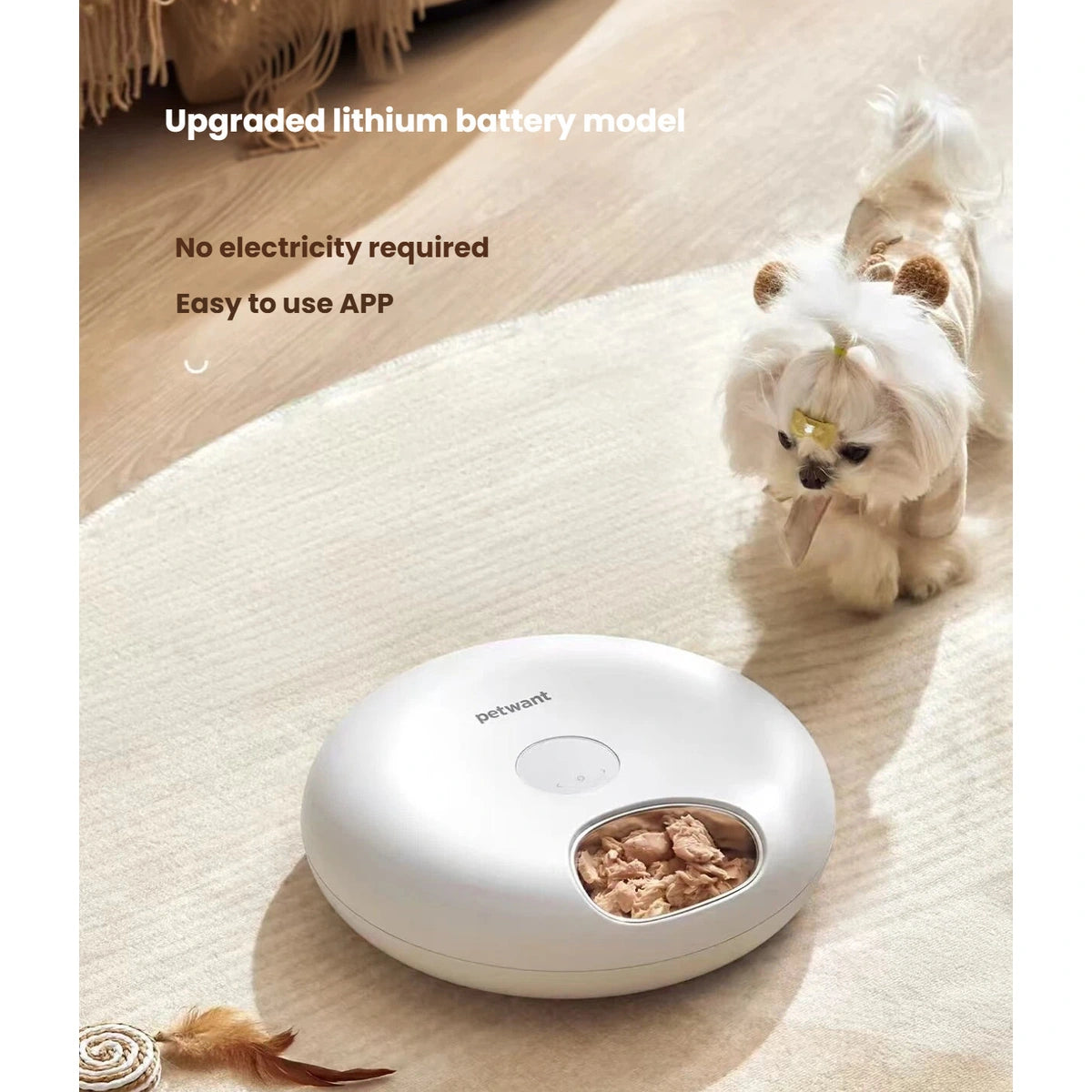 Petwant Smart Wet Food Feeder, Timed & Portion Control